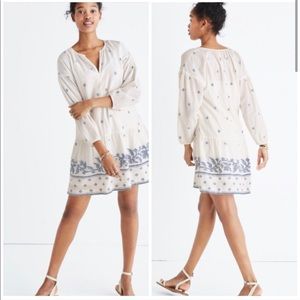 Madewell drop waist shift dress